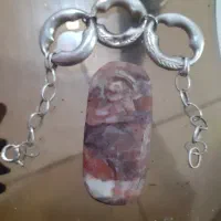 دستبند نقره و مهره گبری