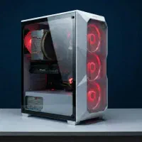 کیس گیمینگ سفید RGB گرافیک 1660Super