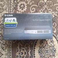 سوئیچ شبکه 16 پورت نو و پلمب D-Link
