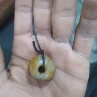 مهره باستانی جزع ساسانی نشان دار