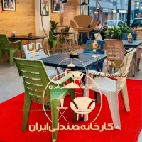 میز و صندلی پلاستیکی طرح شیماناهارخوری غذاخوری
