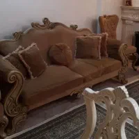 مبل 9 نفره کلاسیک چوب
