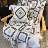 شال طرح پانچ نخ اکرولیک ابعاد۱۴۰*۱۷۰|پرده، رانر، رومیزی|تهران, شهید رجایی|دیوار