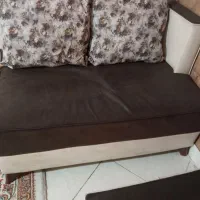 مبل دونفره ب همراه میز پازلی