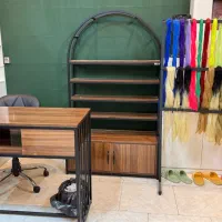 میز ناخن و استند  وتخت ماساژ  صندلی جک دار و چرخی