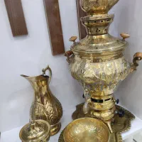 سماور شش تیکه برنج