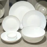 سرویس غذاخوری 6نفره آرکوپال لب‌طلا گلدن اپال