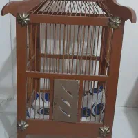 قفس پرنده چوبی