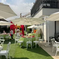 اجاره  چمن مصنوعی  ، چتر پایه بغل  ،آلاچیق