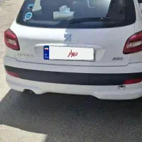 پژو۲۰۷اتوماتیک سفید سقف فلز