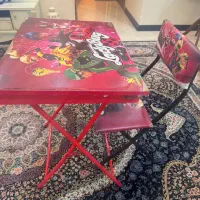 میز تحریر بچه گانه - سالم - کار کرده