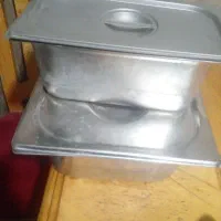 لگن استیل و سینی