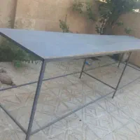 میز کار آهنی صفحه ام دی اف