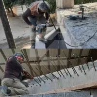پیکور کاری  وکاشت میلگردودریل کاری