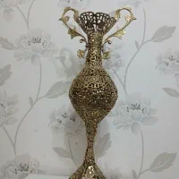 گلدان  برنز کناره سالن نو جنس گلدان اصل