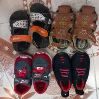 کفش بچگانه،کتونی ها سایز۲۷وتابستونی ها سایز۲۵ و۲۶