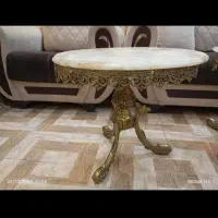 میز عسلی برنز پایه دلفین
