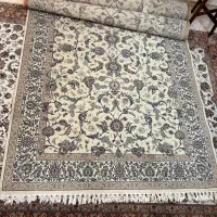 دو تخته فرش ۶ متری طرح دستبافت