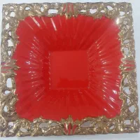 ظرف پذیرایی  لوکس مربع شکل