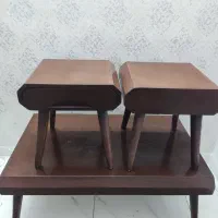میز جلو مبلی و دو تا عسلی