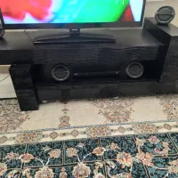 زیر تلوزیون چوب در حد