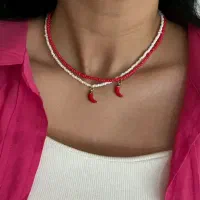 گردنبند فلفل در طرح و رنگ های مختلف