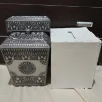 جای دستمال و سطل زباله