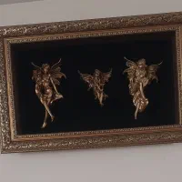تابلو زیبا مجسمه هل رزین کارشده