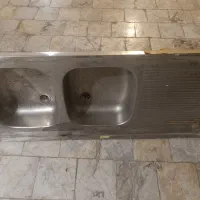 سینک دو لگن‌استیل‌سالم‌