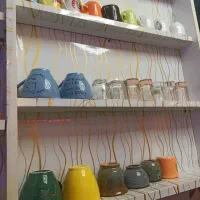 وسایل کافه میزوصندلی.لامپ.سیلو.تابلو.تصویه آب