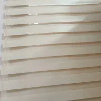پرده زبرا رنگ کرم