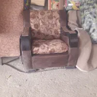 مبل دست دوم ۱نفره و ۲نفره جنس بغل چرم تمیز