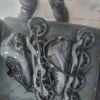 کفش اسکیت سرعت در حد نو و اسکیت هارد تا سایز ۳۸