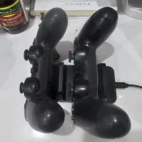 فروش دسته پی اس فور کپی سالم با پایه شارژ