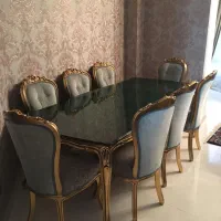 مبلمان پذیرائی+میز غذاخوری+لوستر