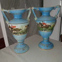دو عدد گلدان قدیمی