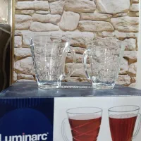 دو دست استکان یا لیوان چای خوری مارک لومینارک