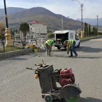 کاتر وبرش آسفالت ، بتن و رنگ آمیزی