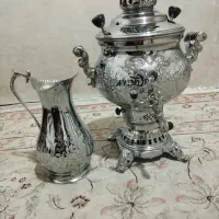 سماور و پارچه برنجی