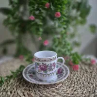 فنجان و نعلبکی قدیمی کاسه ملامین
