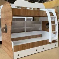 تخت دوطبقه مدل کاپا با تحمل وزن بالا/چکی