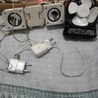 فروش یک عدد پنکه کوچک باشارژرواسپیکر شارژی جیبی