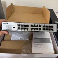 سوئیچ ۲۴ پورت D-Link مدل DGS-1024Dدر حد نو با جعبه