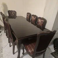 میز ناهارخوری هشت نفره ترک برند استقبال