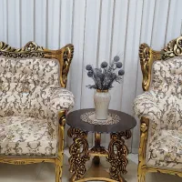 مبل ۹نفره سلطنتی طلاکوب