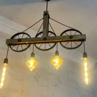 لوستر چوبی