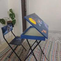میز و صندلی تحریر طرح فضانورد