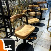 صندلی اپن جکدار چوب/ کانتر / اشپزخانه