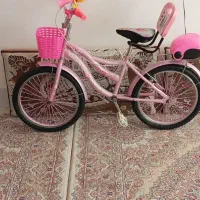 دوچرخه صورتی دوخترانه نو