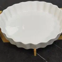 کاسه سرامیکی درجه یک با استند چوبی